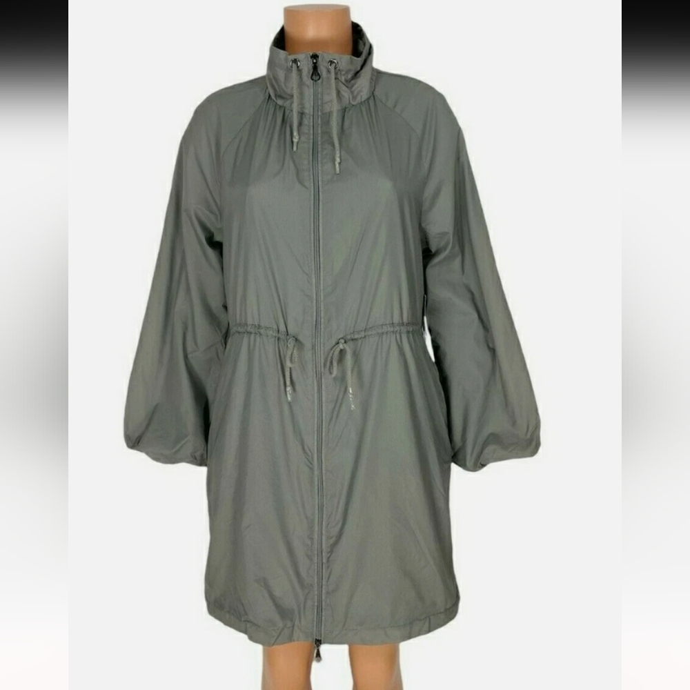 New JoyLab Water Repellent Rain Jacket In Grey Women's Outerwear Size L, NWOT